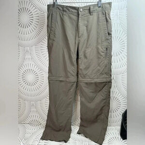 The‎ North Face Convertible Men's size 30 Cargo Olive Green Hiking Pants
